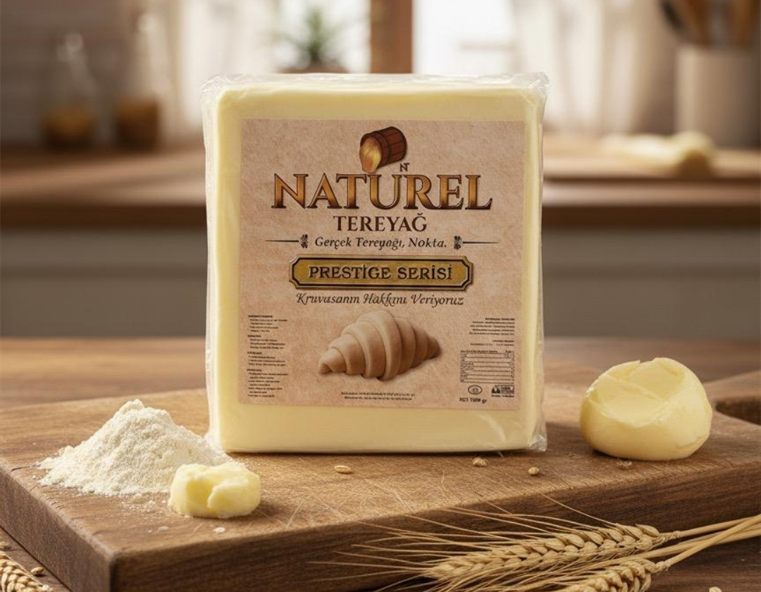 %85 Süt Yağlı Profesyonel Kruvasan Tereyağı 1 kg - Prestige Serisi - Görsel 3