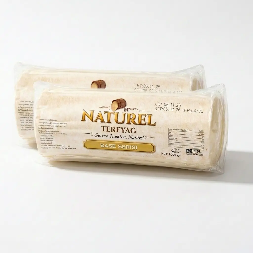 Doğal Tuzsuz Rulo Gurme Tereyağı 1kg x 2 adet - Görsel 3
