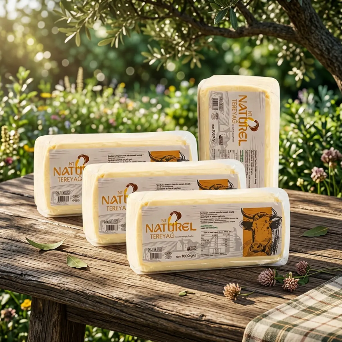 Geleneksel Tambur Yayık Tereyağı Özel Seri 1kg x 4 adet