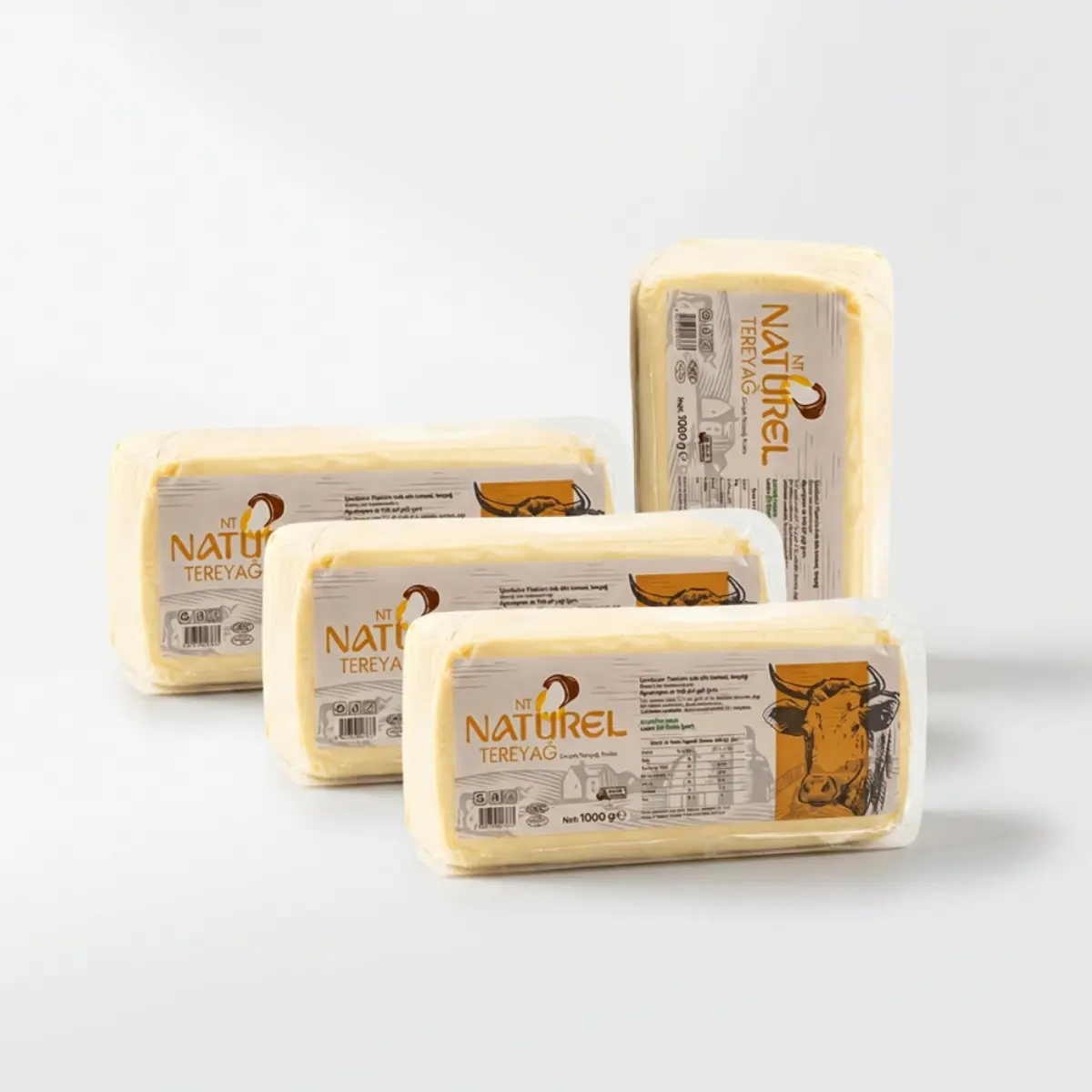 Geleneksel Tambur Yayık Tereyağı Özel Seri 1kg x 4 adet - Görsel 2